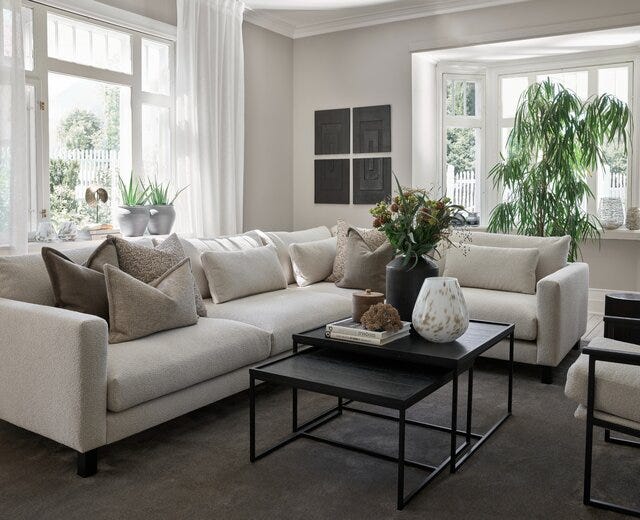 Signature Collection By Halvor Bakke SIGNATURE 250 Hjørnesofa i Beige/natur designet av Halvor Bakke