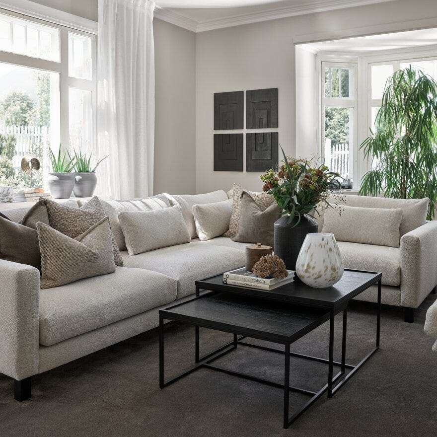 Signature Collection By Halvor Bakke SIGNATURE 250 Hjørnesofa i Beige/natur