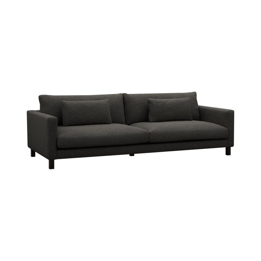 Signature Collection By Halvor Bakke SIGNATURE 250 3 seter i Svart designet av Halvor Bakke