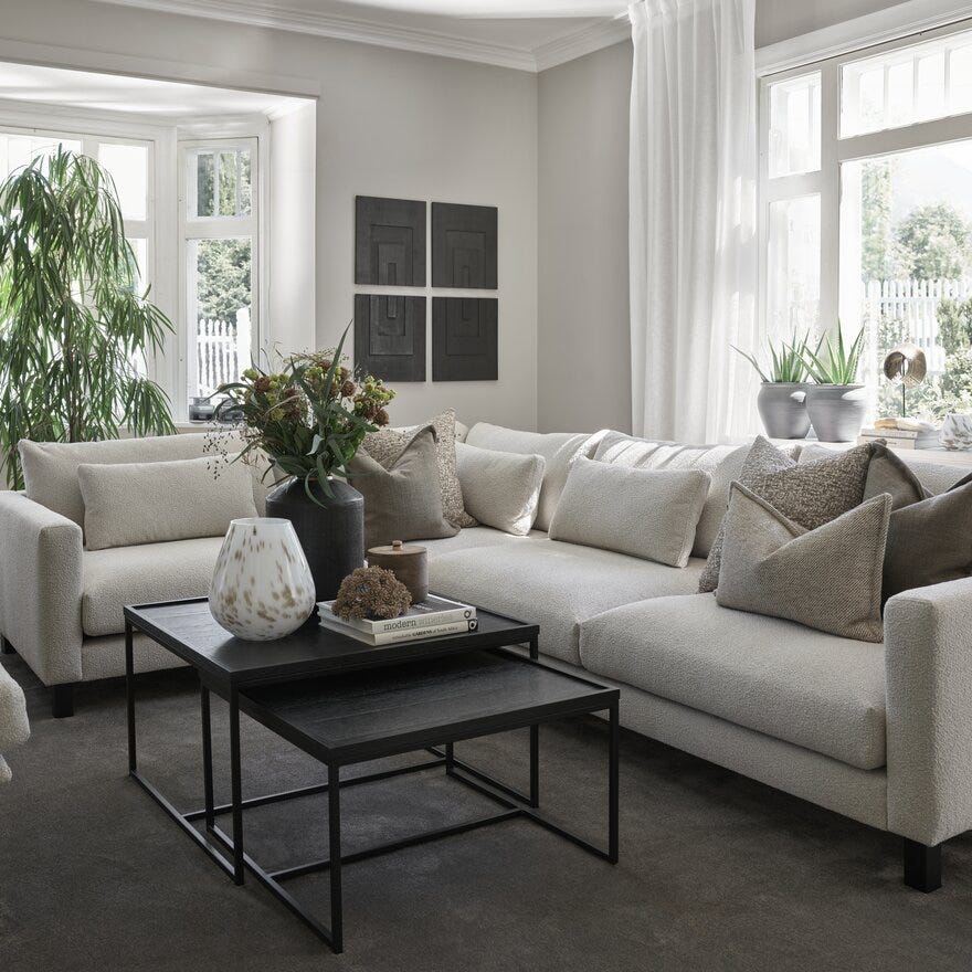Signature Collection By Halvor Bakke SIGNATURE 250 Hjørnesofa i Beige/natur designet av Halvor Bakke