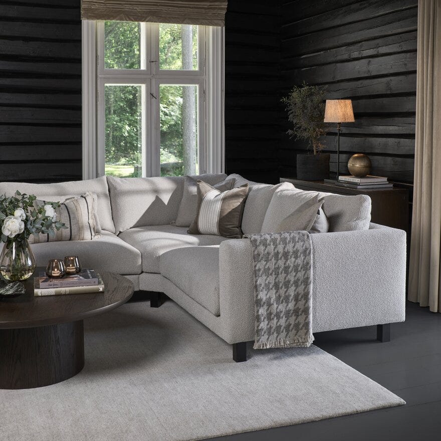 Signature Collection By Halvor Bakke SIGNATURE 250 Hjørnesofa i Beige/natur