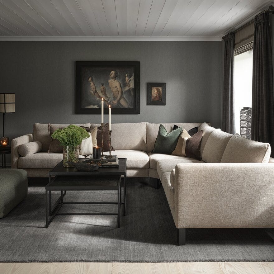 Signature Collection By Halvor Bakke SIGNATURE 850 Hjørnesofa i Beige/natur designet av Halvor Bakke