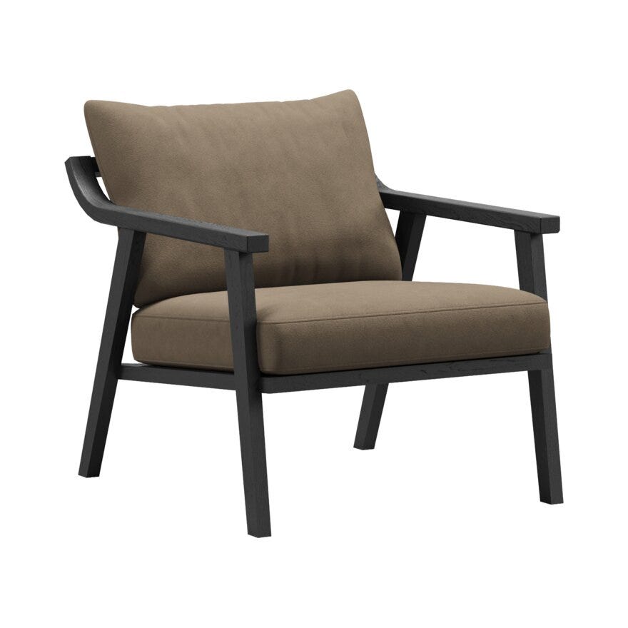 Signature Collection By Halvor Bakke SIGNATURE 920 Loungestol i Brun designet av Halvor Bakke