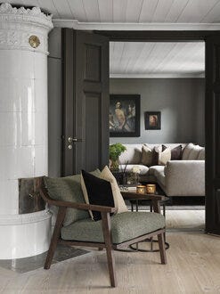Signature Collection By Halvor Bakke SIGNATURE 920 Loungestol i Grønn designet av Halvor Bakke