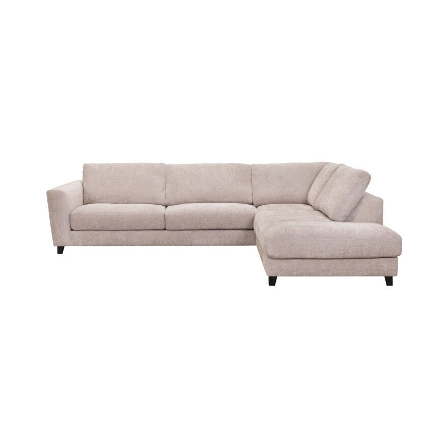 Vilmers VINCENT Hjørnesofa med endeavslutning i Beige/natur
