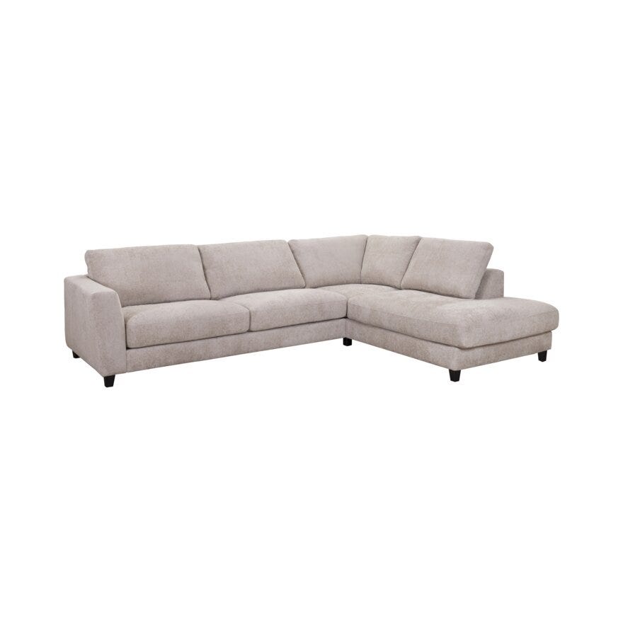 Vilmers VINCENT Hjørnesofa med endeavslutning i Beige/natur