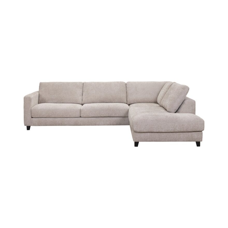 Vilmers VINCENT Hjørnesofa med endeavslutning i Beige/natur