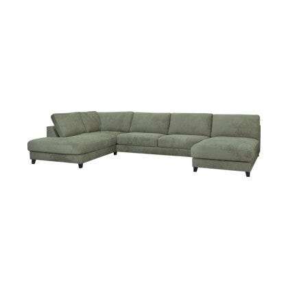 Vincent hjørnesofa med sjeselong XL og endeavslutning
