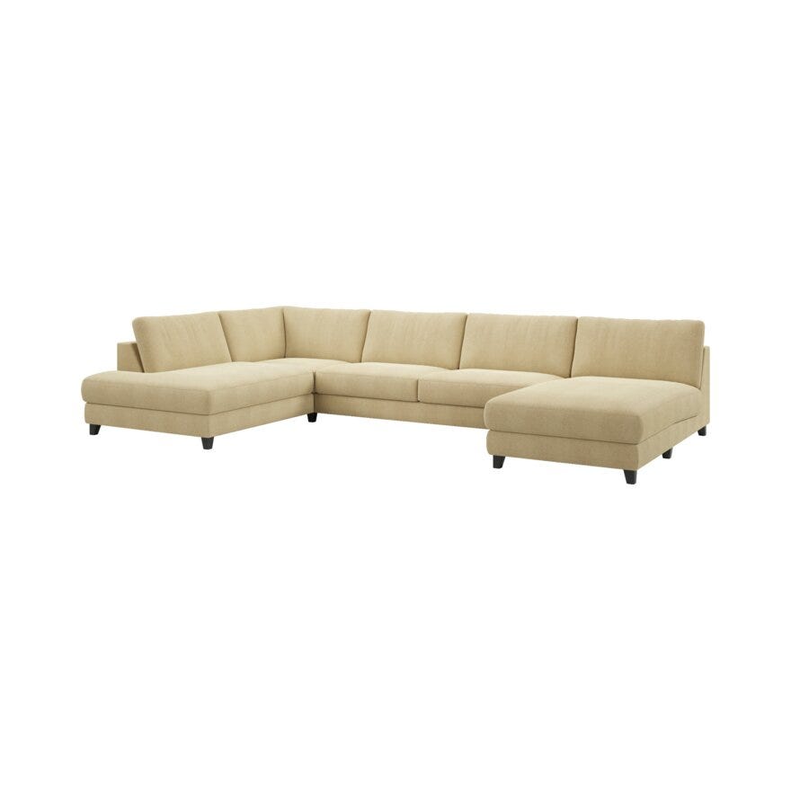 Vilmers VINCENT Hjørnesofa i Beige/natur
