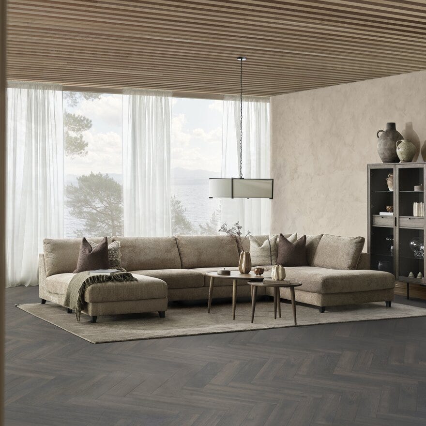 Halvor Bakke GABEL Teppe 160x230 cm i Beige/natur designet av Halvor Bakke