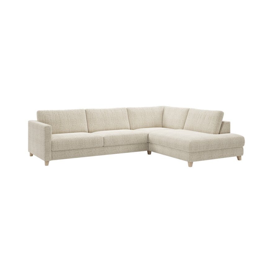 Vilmers VINCENT Hjørnesofa i Beige/natur