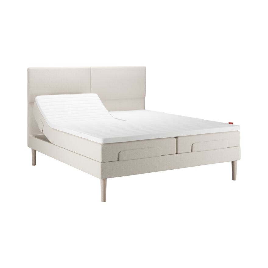 Wonderland FORTE 342 Regulerbar seng 160x200 cm i Beige/natur