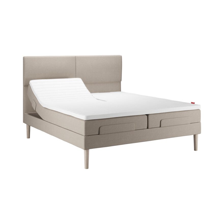 Wonderland FORTE 342 Regulerbar seng 160x200 cm i Beige/natur