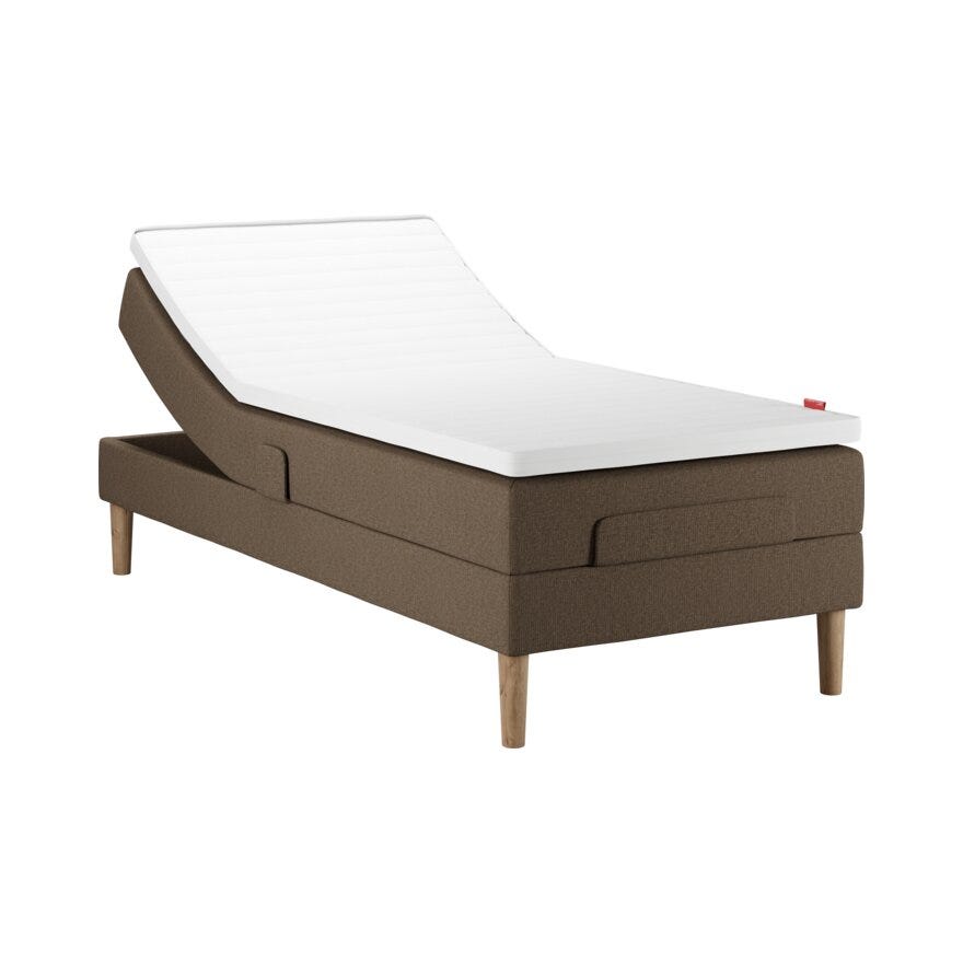 Wonderland FORTE 342 Regulerbar seng 80x200 cm i Brun