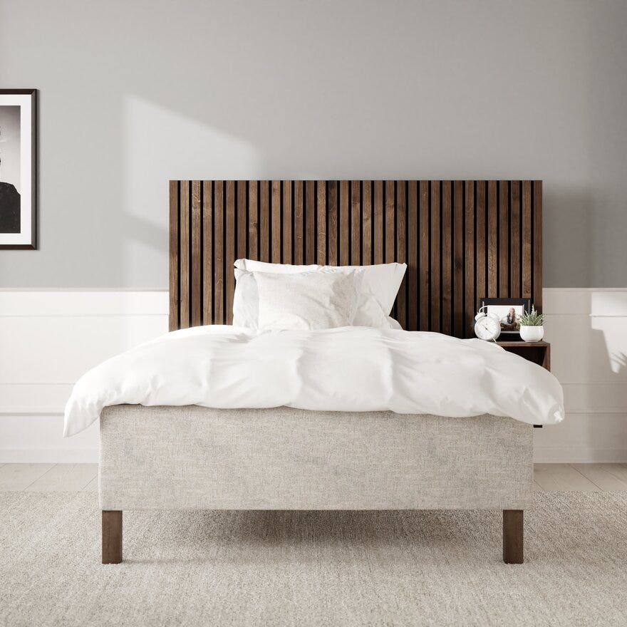 Wonderland WOOD Sengegavl 240x120 cm i Brun