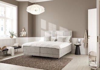 Wonderland OPUS 612 Regulerbar seng 160x200 cm i Beige/natur