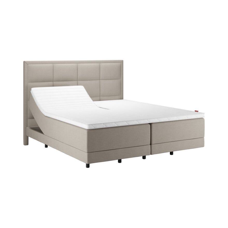 Wonderland OPUS 612 Regulerbar seng 160x200 cm i Beige/natur