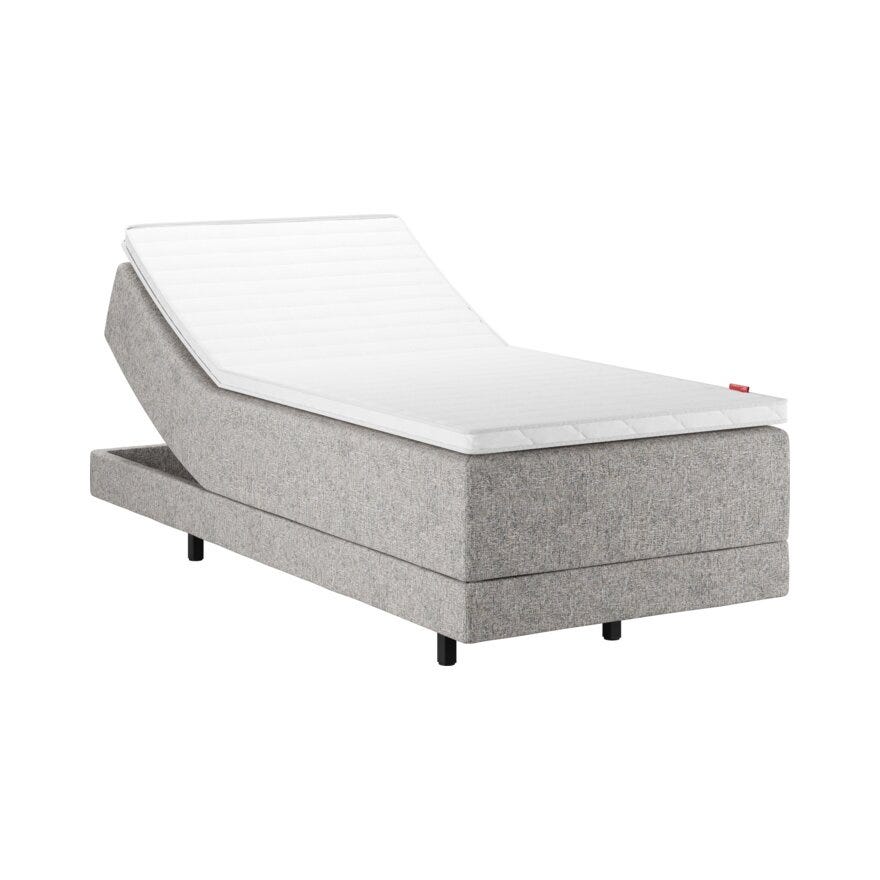 Wonderland OPUS 612 Regulerbar seng 80x200 cm i Beige/natur