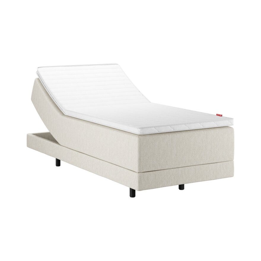 Wonderland OPUS 612 Regulerbar seng 80x200 cm i Beige/natur