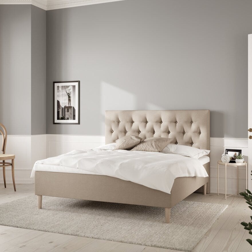 Wonderland OPUS Rammeseng 80x200 cm i Beige/natur