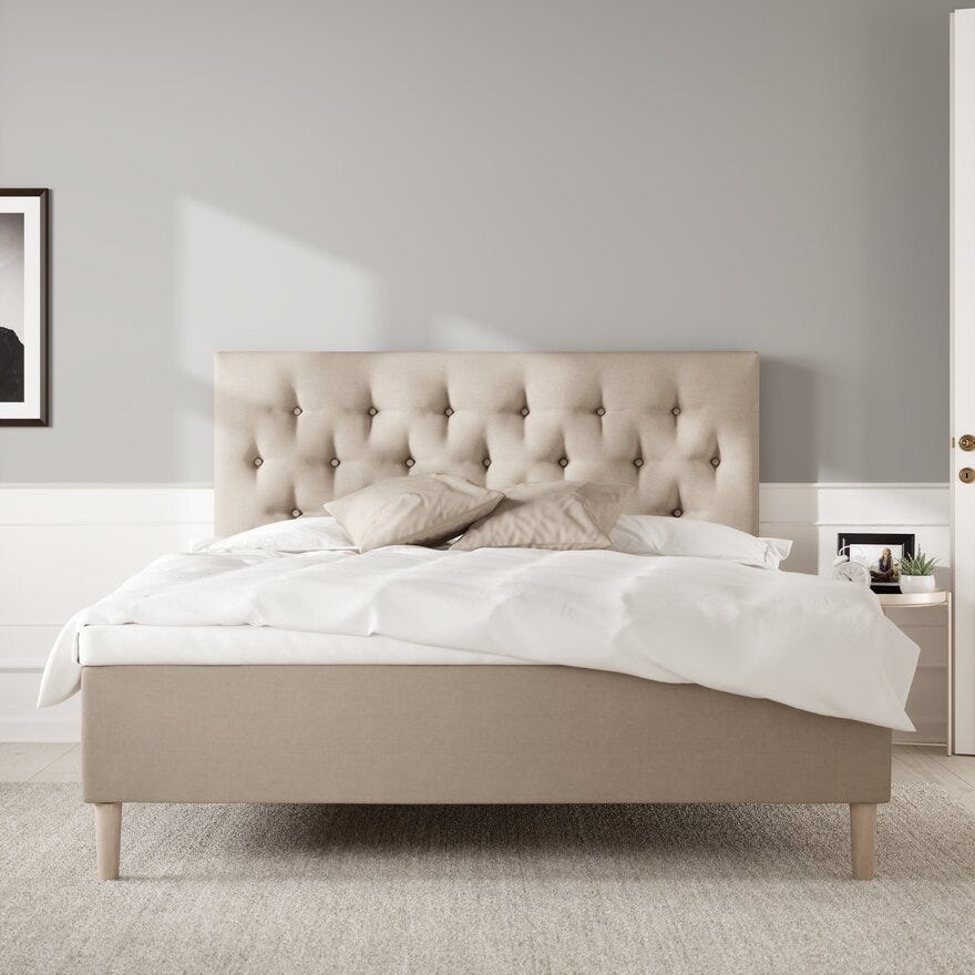 Wonderland OPUS Rammeseng 80x200 cm i Beige/natur