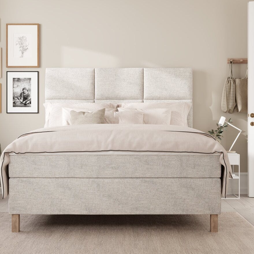 Wonderland OPUS Kontinentalseng 160x200 cm i Beige/natur