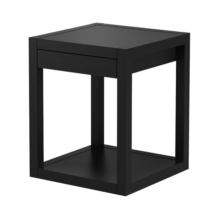 Wonderland QUBE Nattbord 45x45 cm i Svart