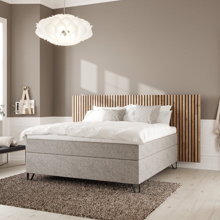 Wonderland SOUL Kontinentalseng 160x200 cm i Beige/natur