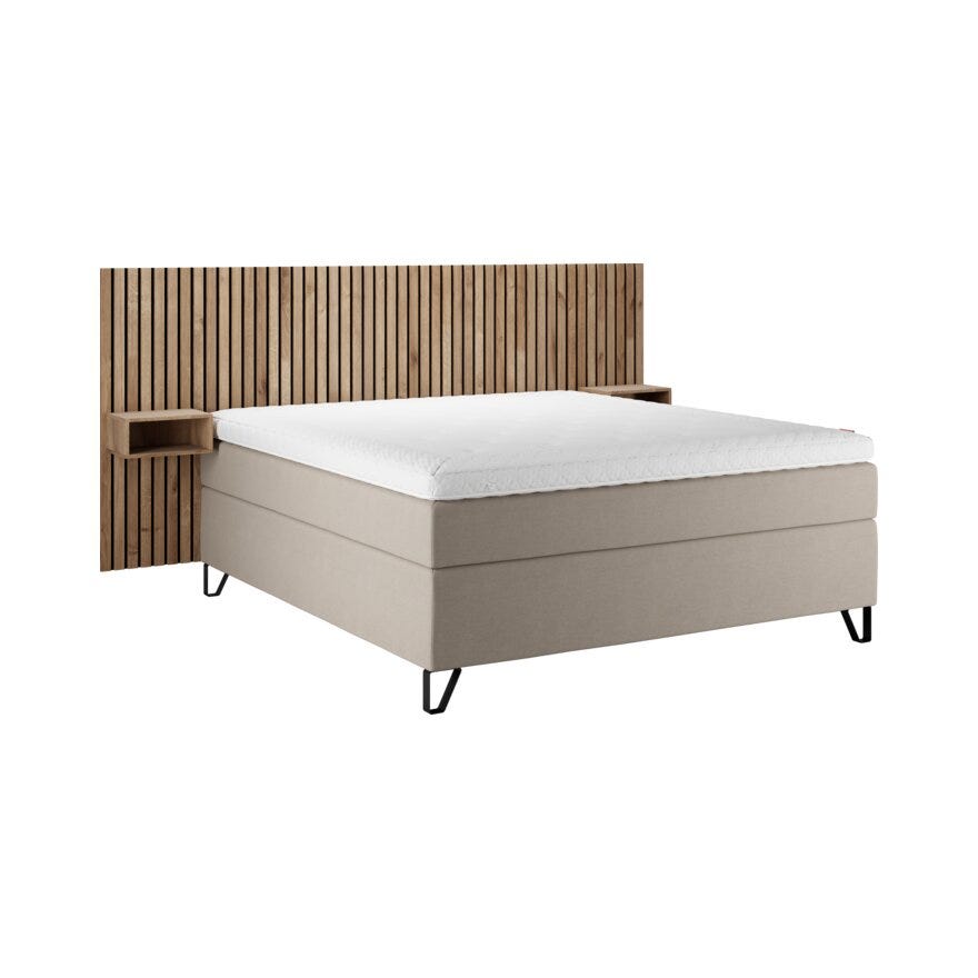 Wonderland SOUL Kontinentalseng 160x200 cm i Beige/natur