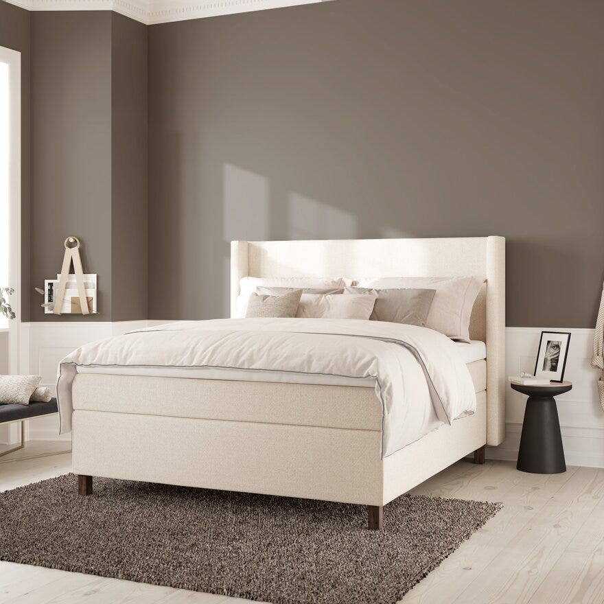 Wonderland SOUL Kontinentalseng 160x200 cm i Beige/natur