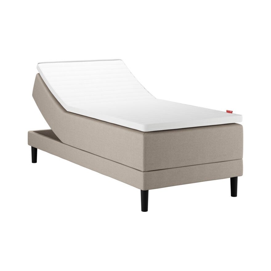 Wonderland VIP 612 Regulerbar seng 80x200 cm i Beige/natur