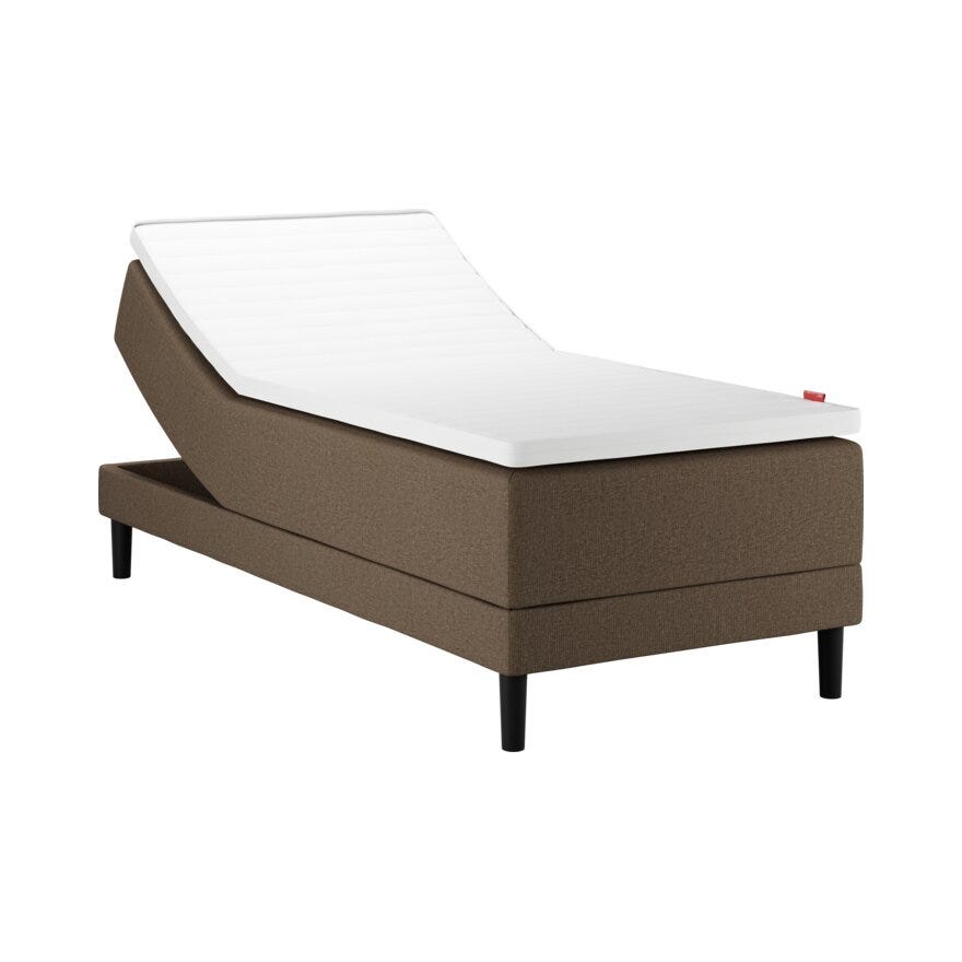 Wonderland VIP 612 Regulerbar seng 80x200 cm i Brun