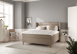 Wonderland VIP Kontinentalseng 140x200 cm i Beige/natur