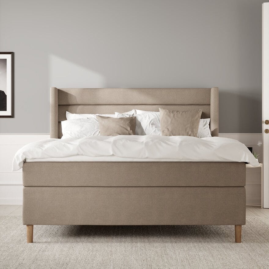 Wonderland HORIZON Sengegavl 150x140 cm i Beige/natur