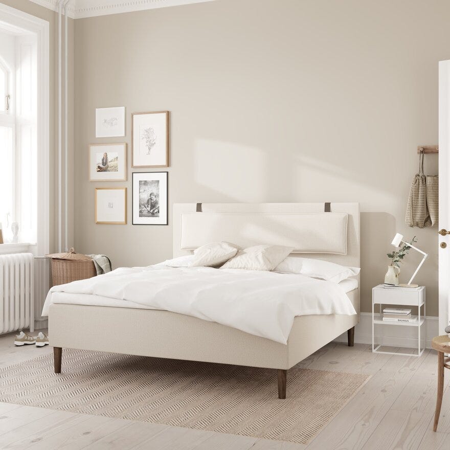 Wonderland VIP Rammeseng 160x200 cm i Beige/natur