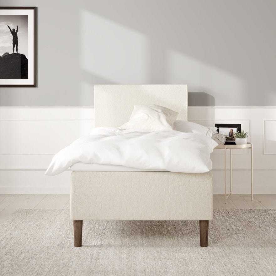 Wonderland VIP Rammeseng 80x200 cm i Beige/natur