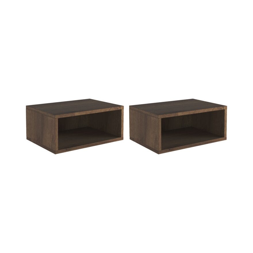 Wonderland WOOD Nattbord 33.5x23 cm i Brun