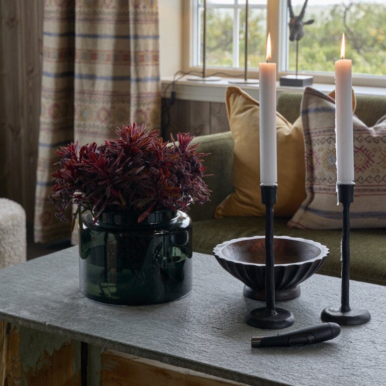 Old Farm Collection vase koksgrå