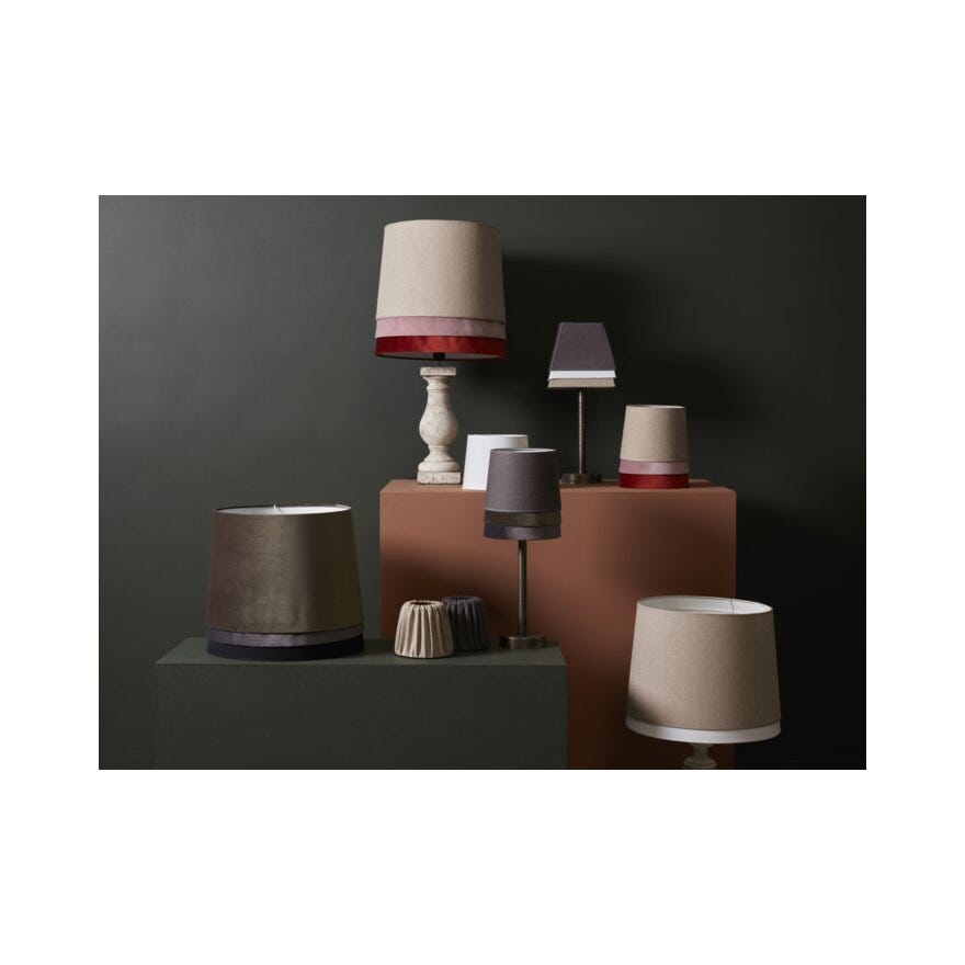 Pr Home SOFIA Lampeskjerm Ø40 cm i Rød