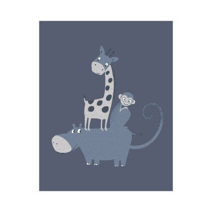 Jungle Trio poster 37x47