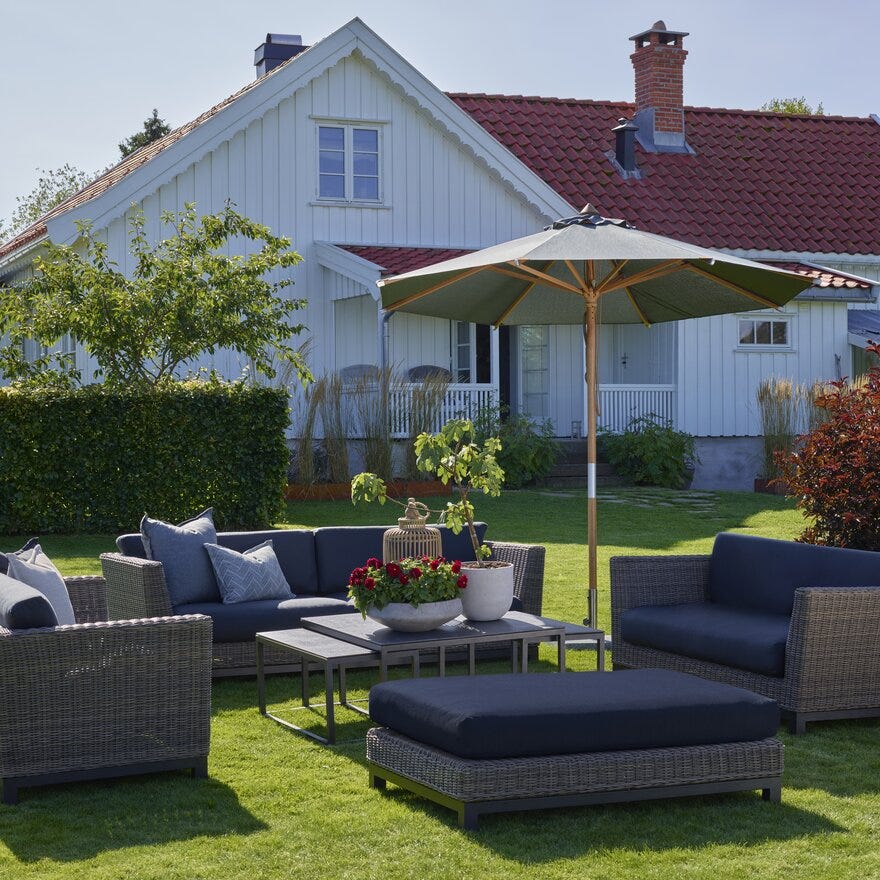 Signature Collection By Halvor Bakke GARDEN 2 seter med armlene i Grå