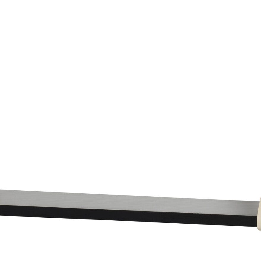 Hylleplate 80x20 cm i Svart