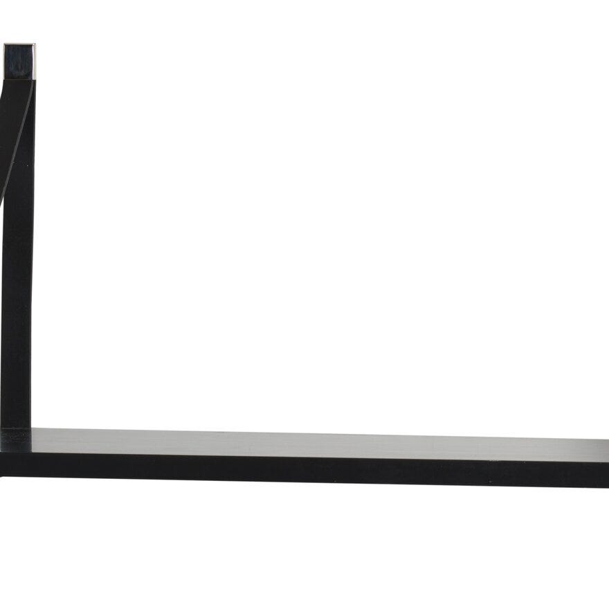 Hylleplate 80x20 cm i Svart