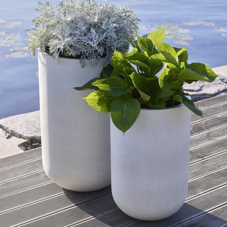 EAST Utepotte Ø42 cm i Beige/natur