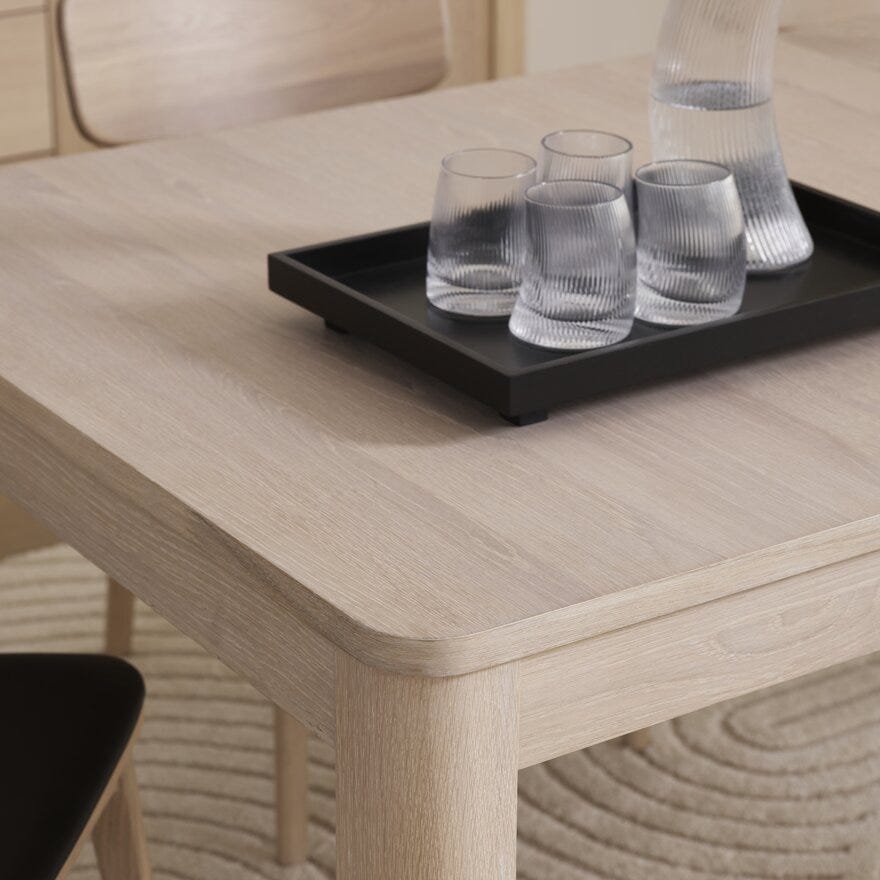 SOUTHAMPTON Spisebord 100x220 cm i Beige/natur