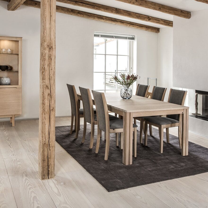 Skovby SM 307 Vitrineskap B:100 cm i Beige/natur