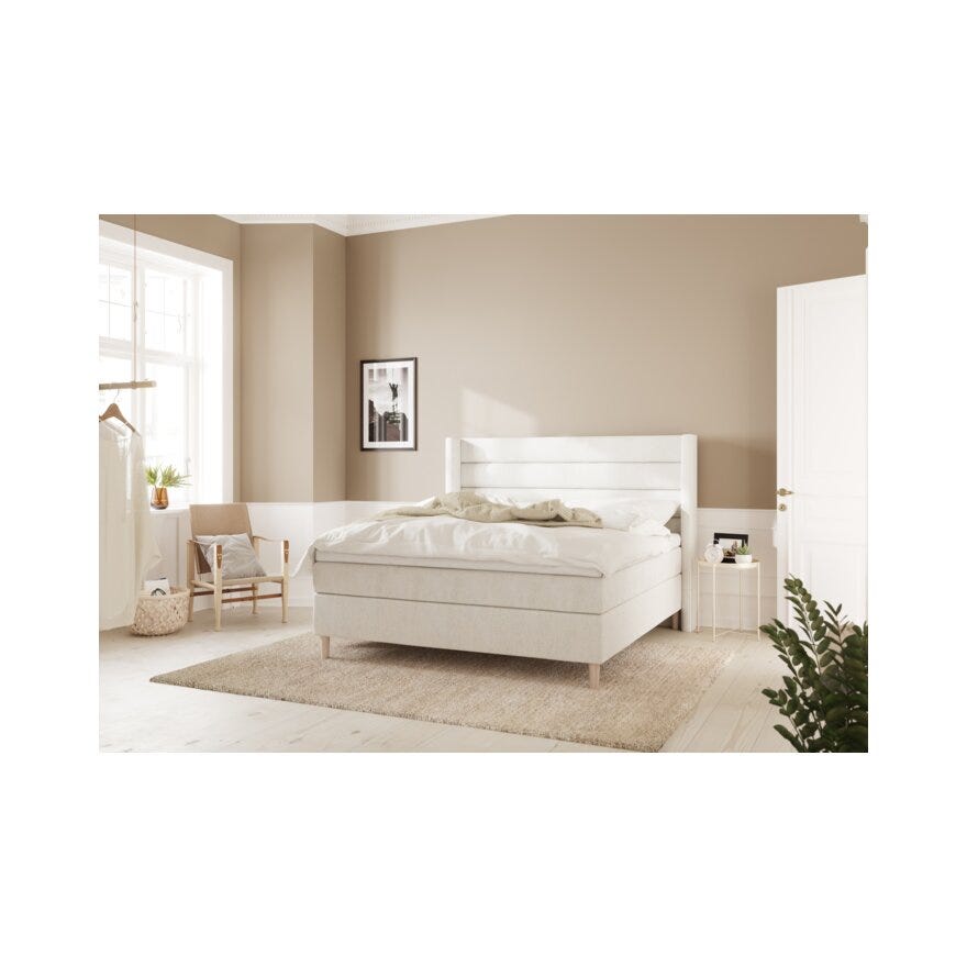 Wonderland VIP Kontinentalseng 180x200 cm i Beige/natur