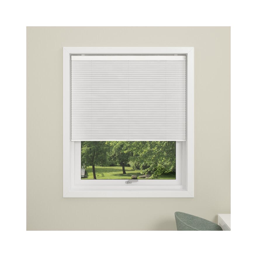 Debel Touch hvit plissegardin 70x160 | Bohus