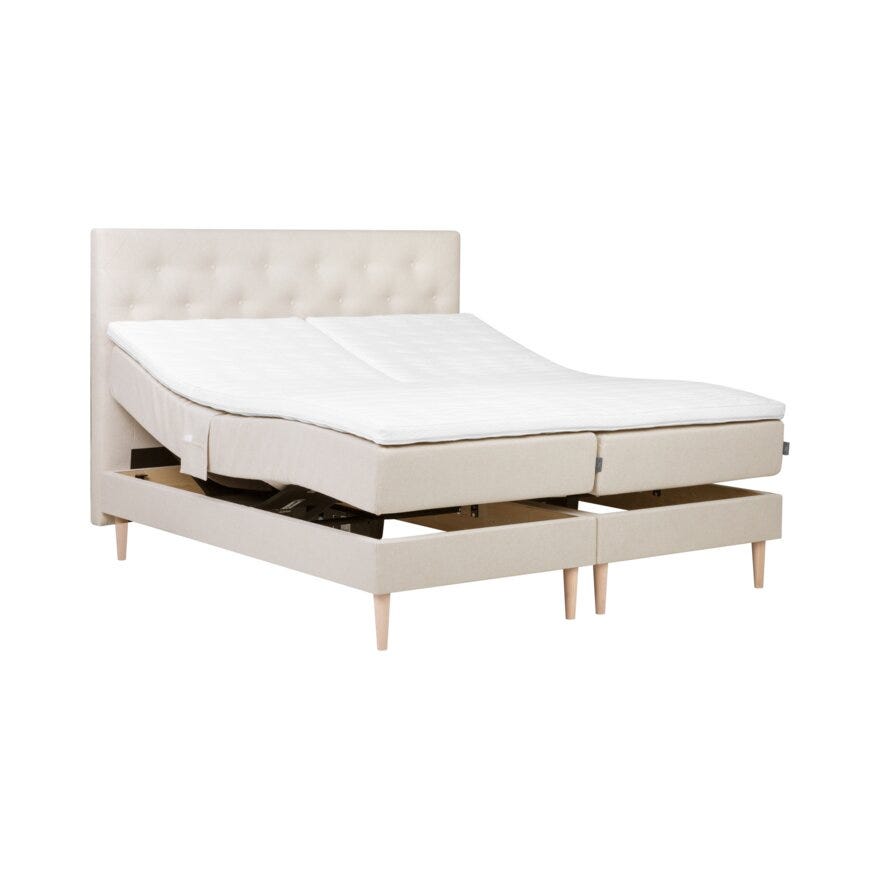 Signature Collection Sleeping Hitra beige regulerbar seng fast 180x200