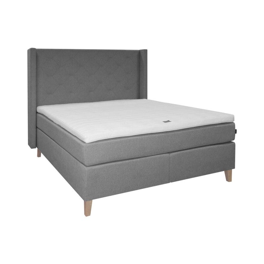 Signature Collection Sleeping Sandø grå kontinentalseng med gavl medium ...